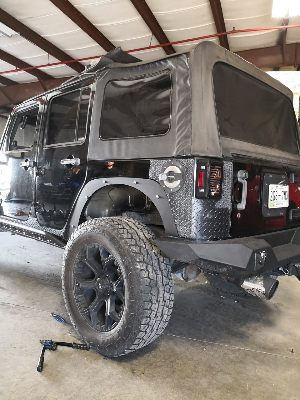 JF Steel Fender Delete Kit for Wrangler JK 2007-2018 Exterior Part