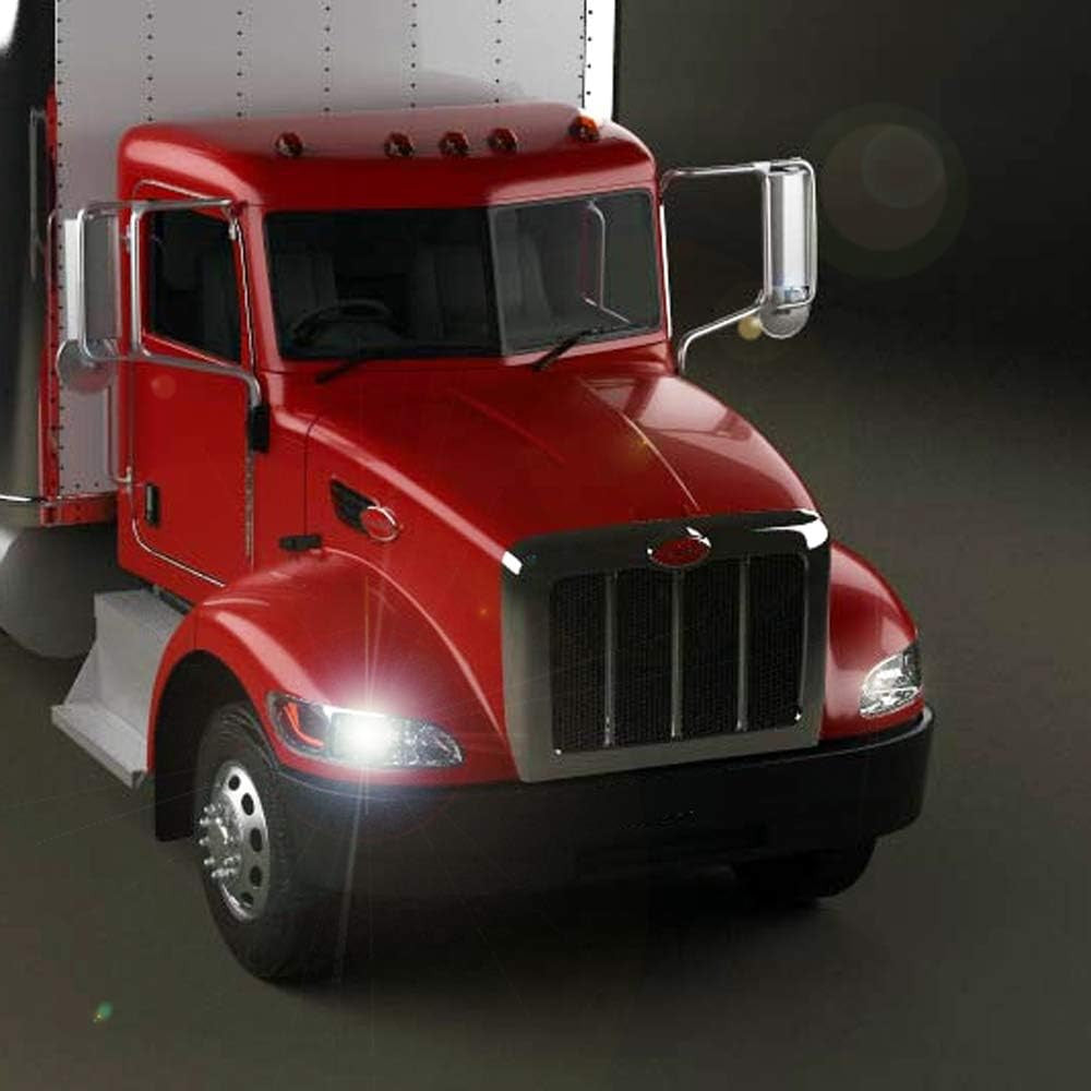 LED Conversion Kit Bulbs Compatible with Peterbilt 2000-2016 Truck Headlight Lamp High Low Lighting