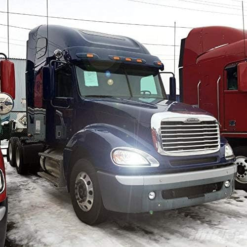 LED Low Beam Headlight Bulb Kit Compatible with Freightliner Columbia 120 1996-2017 Lighting