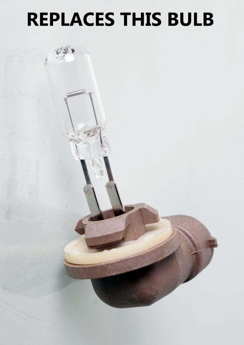 LED Fog Lights Bulb Kit in Bumper Compatible with Freightliner Columbia 120 112 2001-2011 Century Lighting