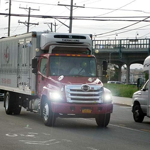 LED Headlight Bulb Conversion Kit Compatible with Hino 145 165 185 258 268 338 Lighting