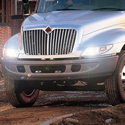 Genssi LED Headlamp Headlights Conversion Kit Compatible with International Harvester Durastar 4100 4200 4300 4400 8500 8600 Lighting