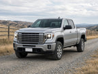 2015-2019 GMC Sierra HD with chrome halogen projector LED DRL headlights installed