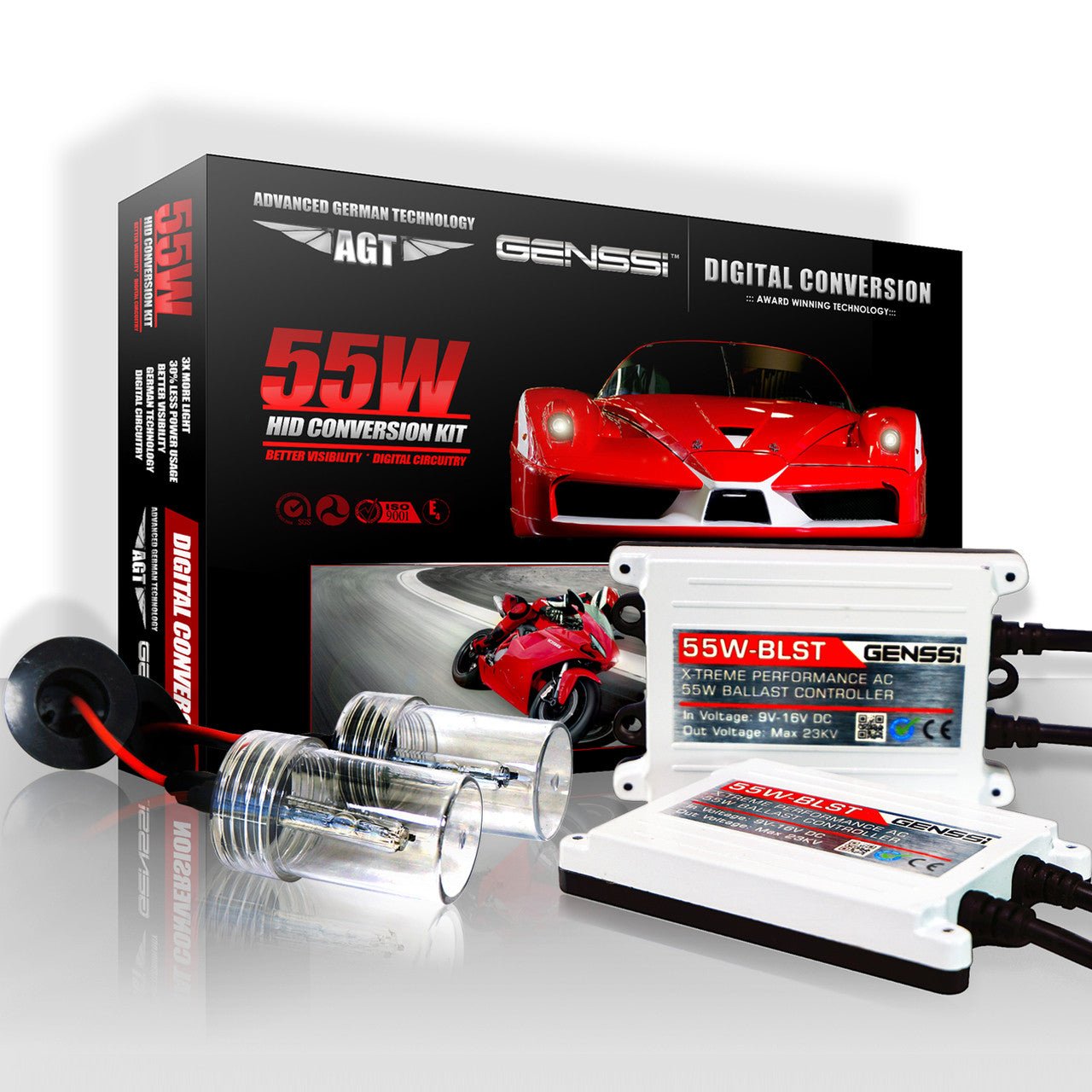 HID Xenon Conversion Kits | 35W & 55W AC Digital Ballasts – GENSSI