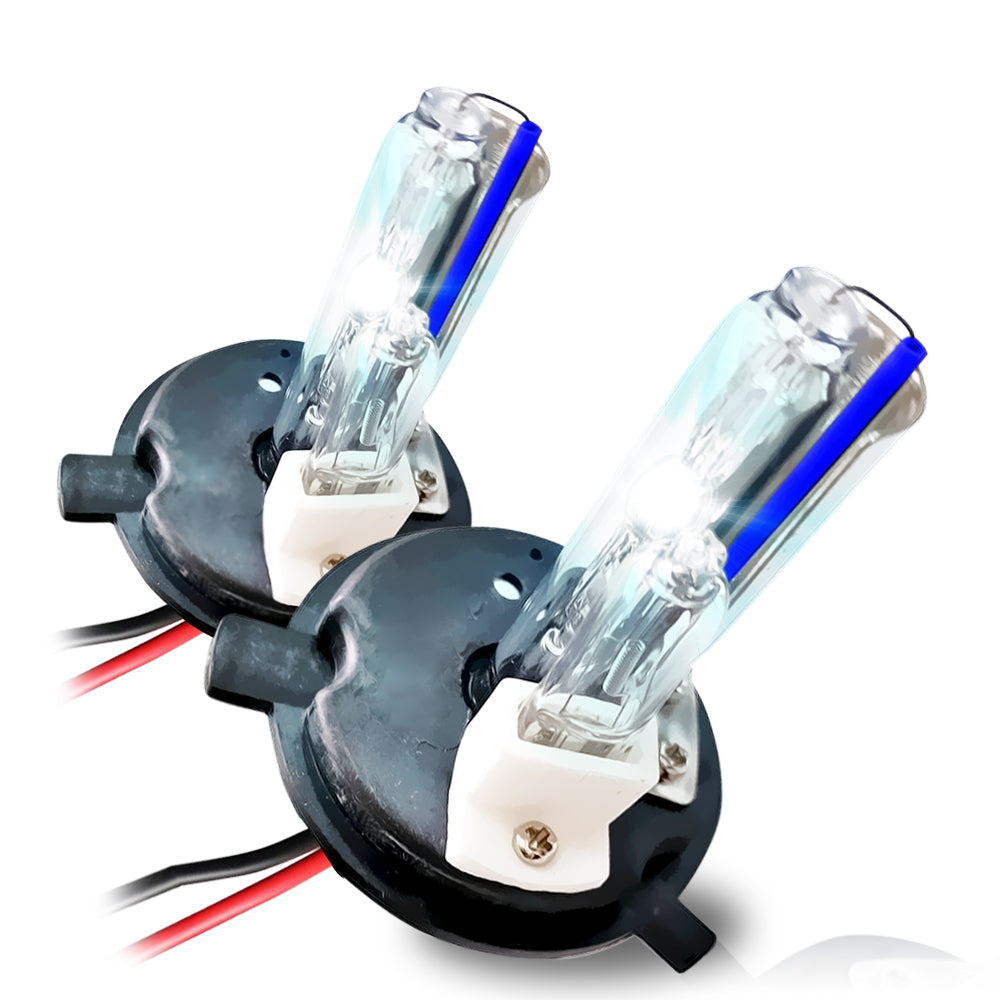 HID Xenon Performance Bulbs (2 Pack) H13 9008 Low Beam HID, High Beam Halogen 5000K White Lighting