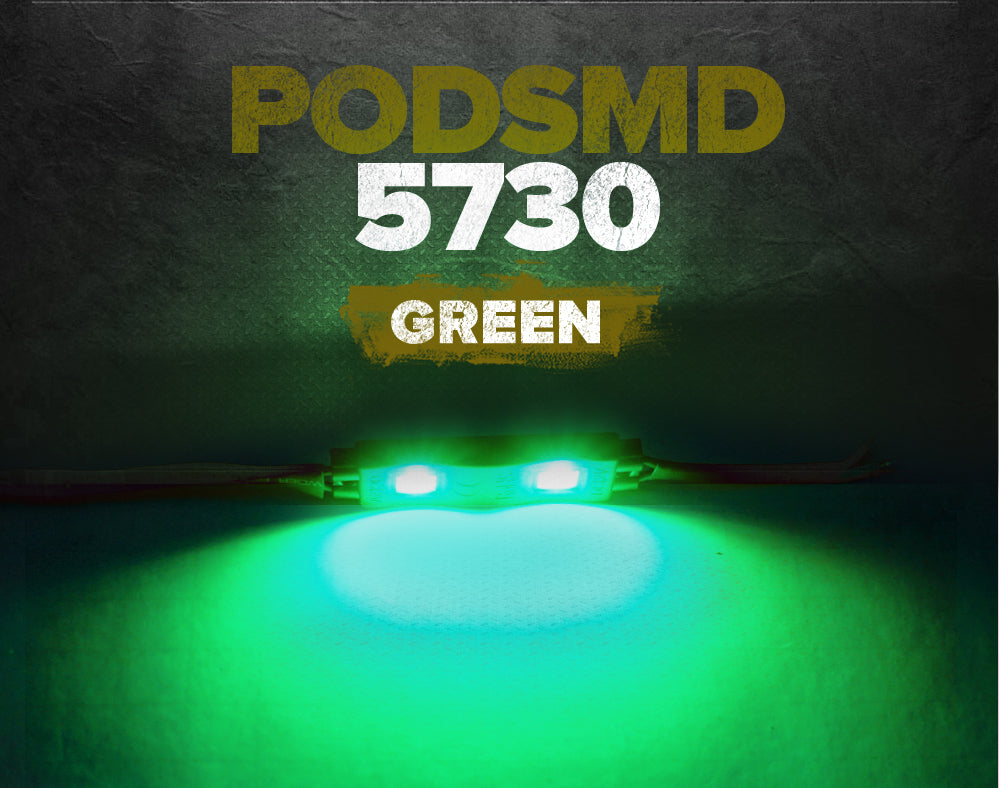 Xtreme LED Rock Lights 4 Piece Set Green Lighting