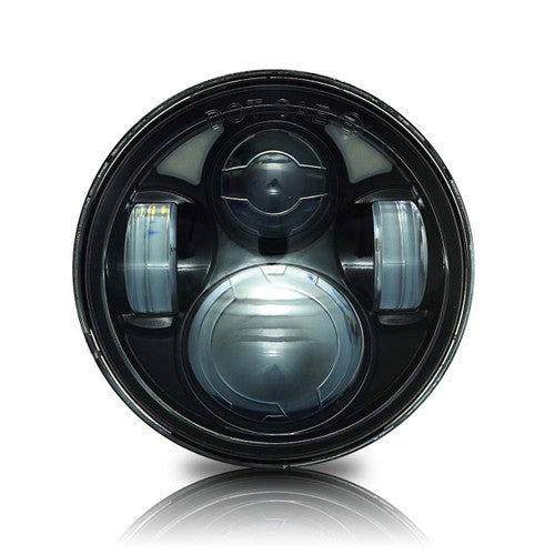 5.75 (5 3/4) Inch LED Black Projector Motorcycle Headlight Round Default Title Lighting