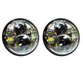 5.75 (5 3/4) Inch LED Chrome Projector Headlights Round Set Default Title Lighting