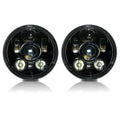5.75 (5 3/4) In LED Black Projector Headlight Round DOT V2 Set Default Title Lighting