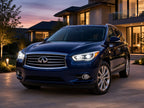 2014-2015 Infiniti QX60 with chrome HID projector headlights installed