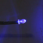 8mm Round LED Lights with 55cm Wire 12V (10 Pack) - GENSSI Lighting