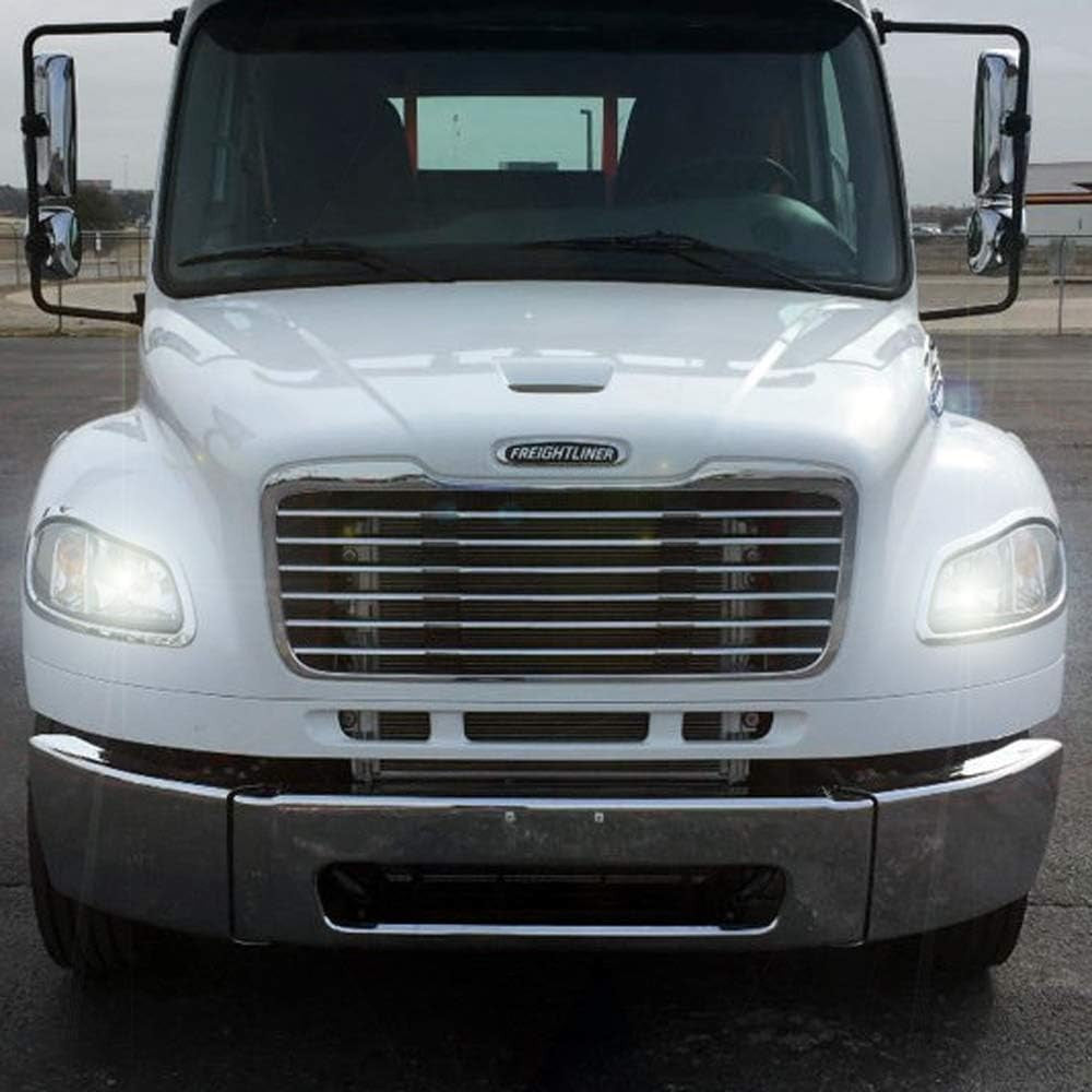 Genssi Low Beam LED Headlamp Kit Bulbs Compatible Freightliner M2 100 106 112 2002-2017 Lighting