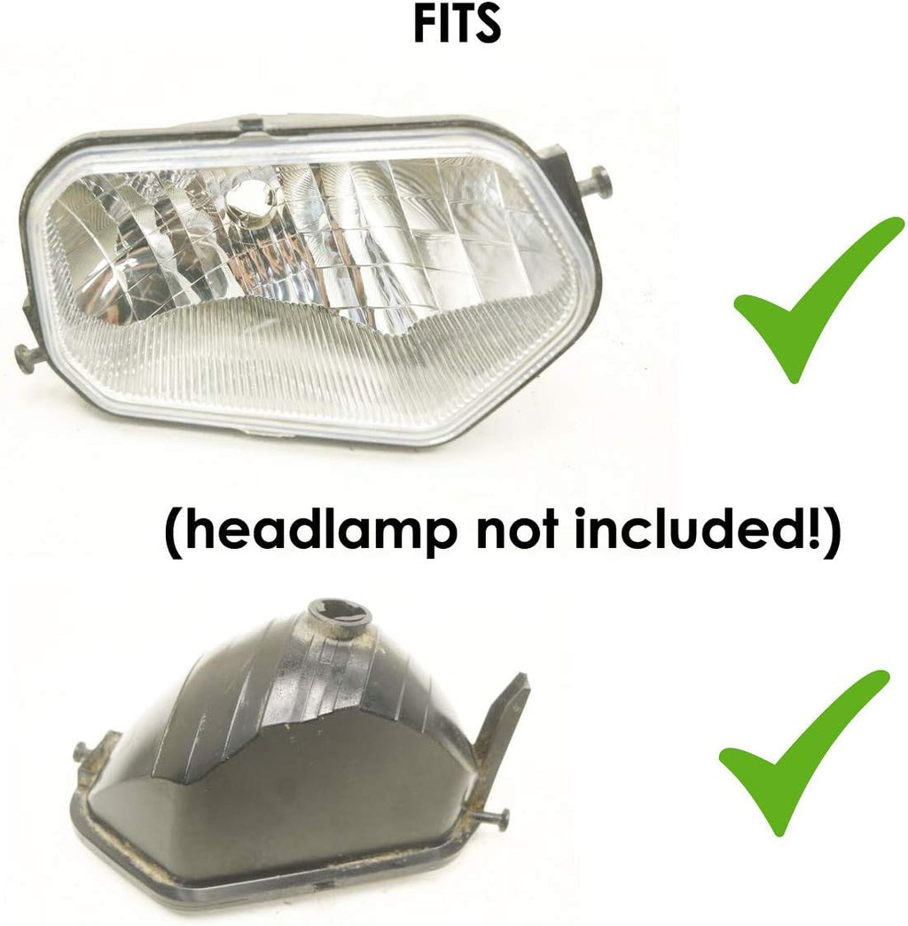 Genssi LED Conversion Bulbs Lamp Kit Compatible with Polaris Ranger RZR 500 550 570 700 800 Headlamps Lighting