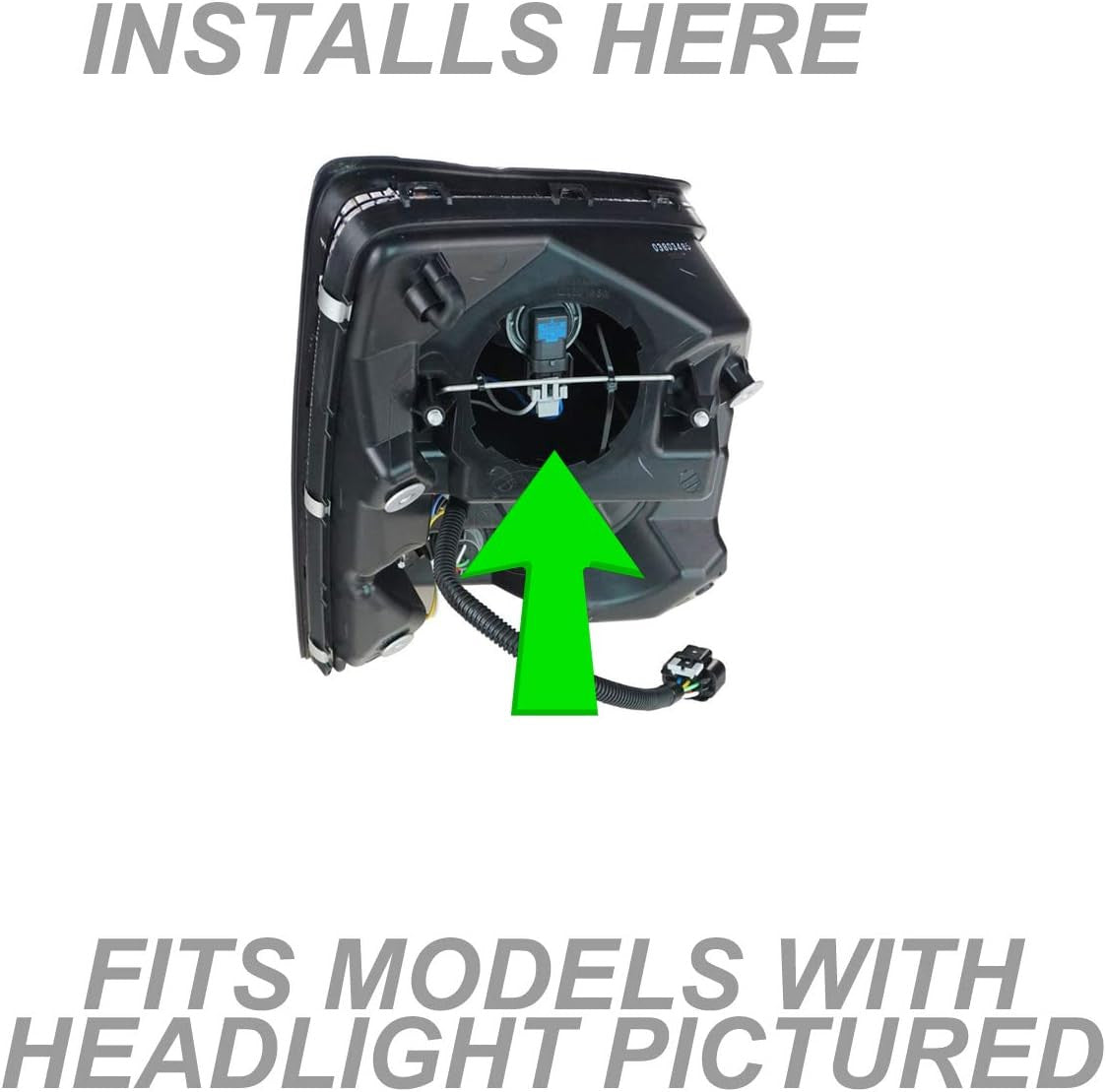 LED Conversion Kit Bulbs Low Beam Compatible with Volvo VN VNL Semi Trucks 2004-2017 Lighting