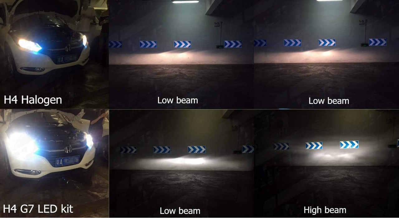 LED Headlight Bulb Conversion Kit Compatible with Hino 145 165 185 258 268 338 Lighting