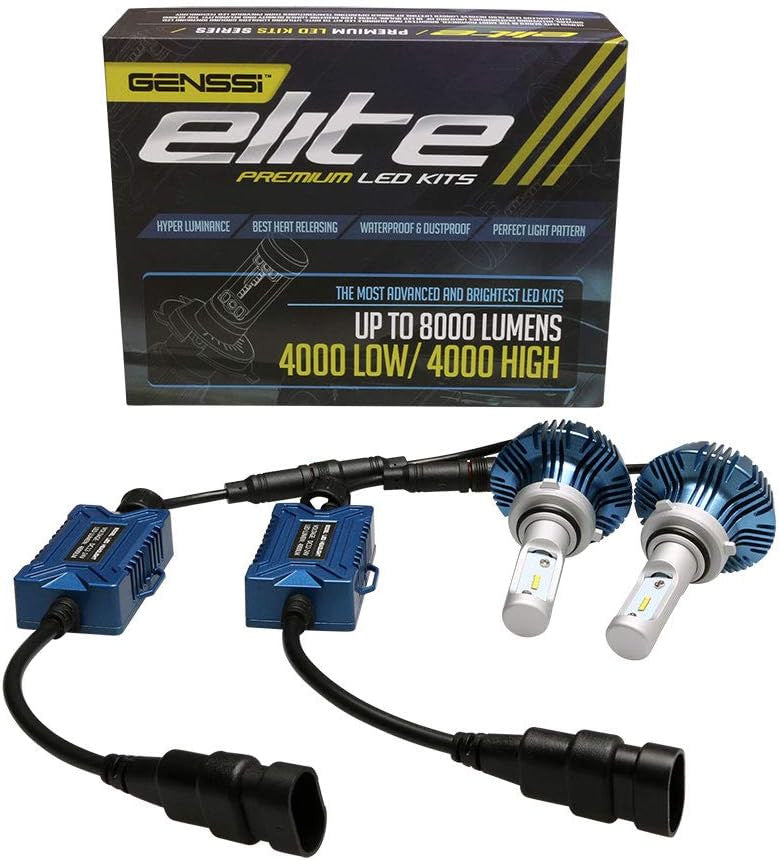 LED Low Beam Headlight Bulb Kit Compatible with Freightliner Columbia 120 1996-2017 Lighting