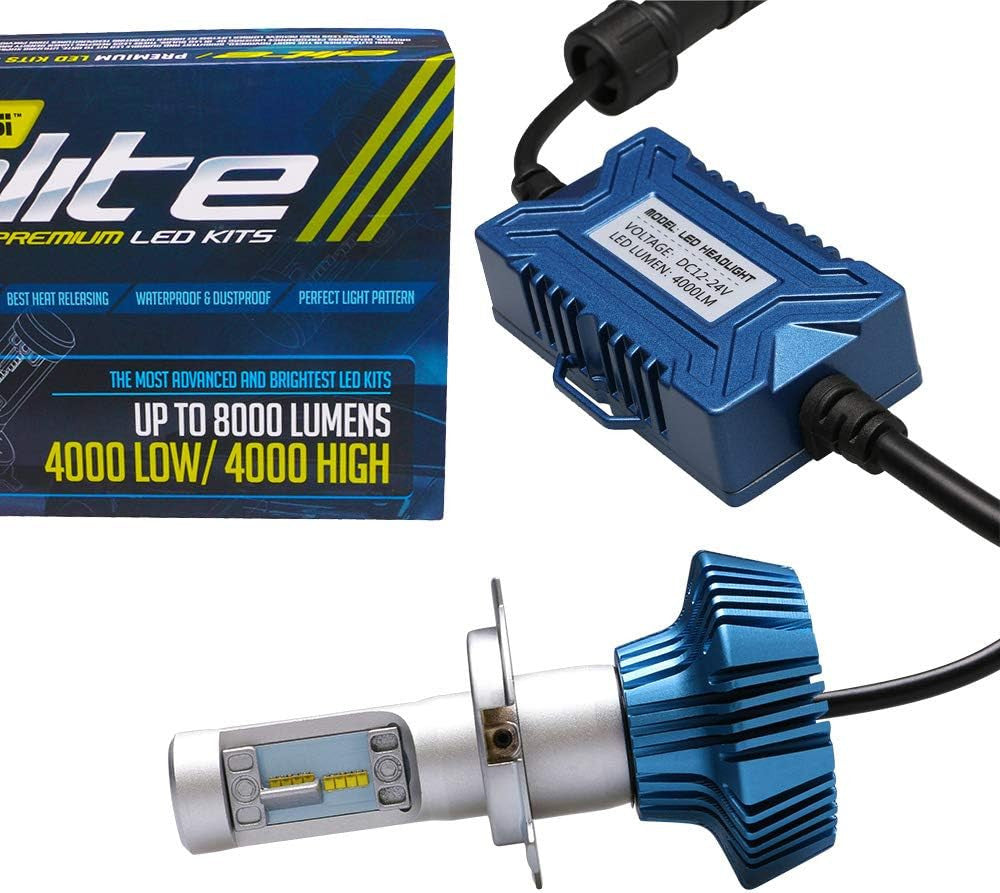 LED Headlight Bulb Conversion Kit Compatible with Hino 145 165 185 258 268 338 Lighting