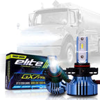 Genssi Low Beam LED Headlamp Kit Bulbs Compatible Freightliner M2 100 106 112 2002 - 2017 - GENSSI Lighting