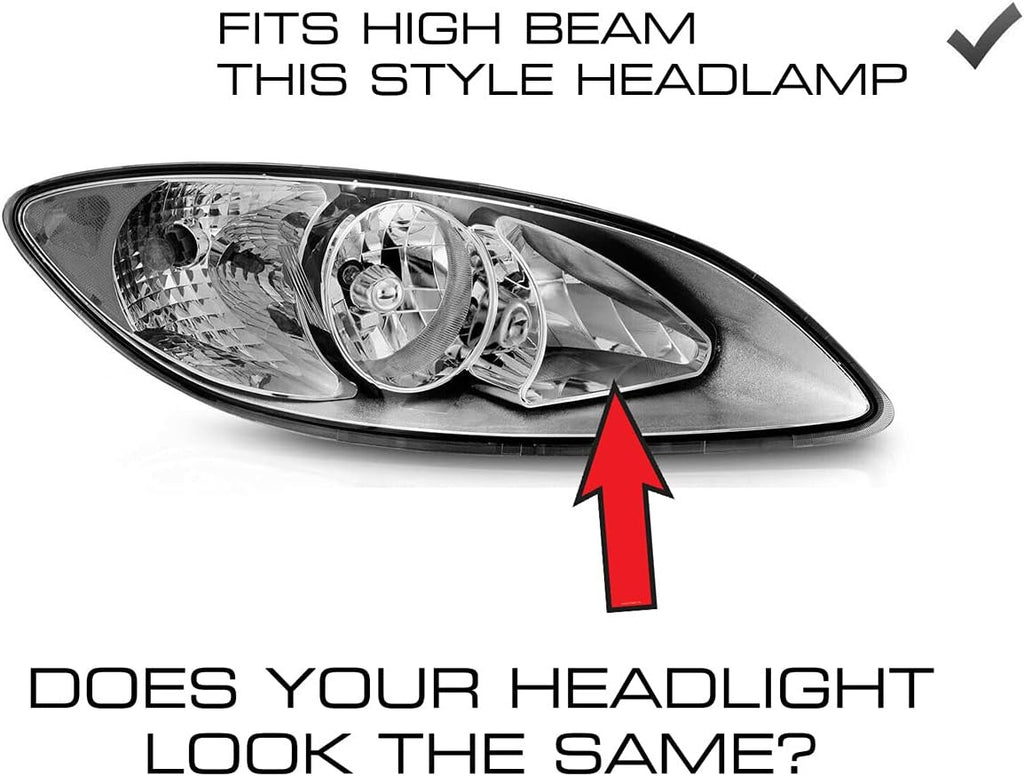 Genssi LED Conversion Kit Bulbs Compatible with International ProStar Pro Star 2008-2018 Truck Headlight Lamp High Beam Brights Lighting