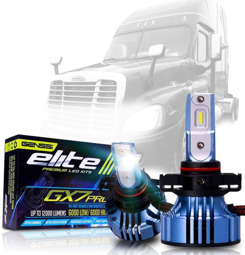 Genssi Low Beam LED Bulb Headlight Headlamp Kit Compatible with Freightliner Cascadia 2008-2017 Default Title Lighting