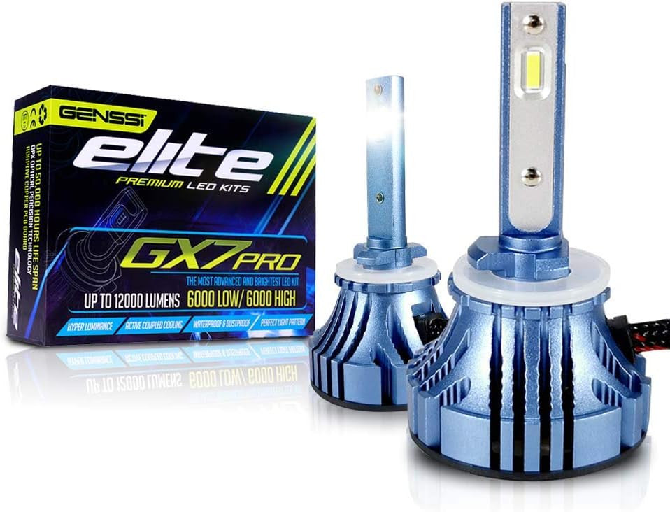 Genssi LED Conversion Bulbs Lamp Kit Compatible with Polaris Ranger RZR 500 550 570 700 800 Headlamps Lighting