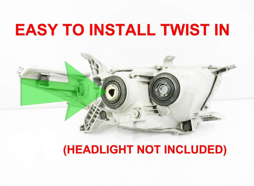 Genssi LED Headlight Kit Low Beam Light Set Compatible with Toyota Highlander 2011-2019 Lighting