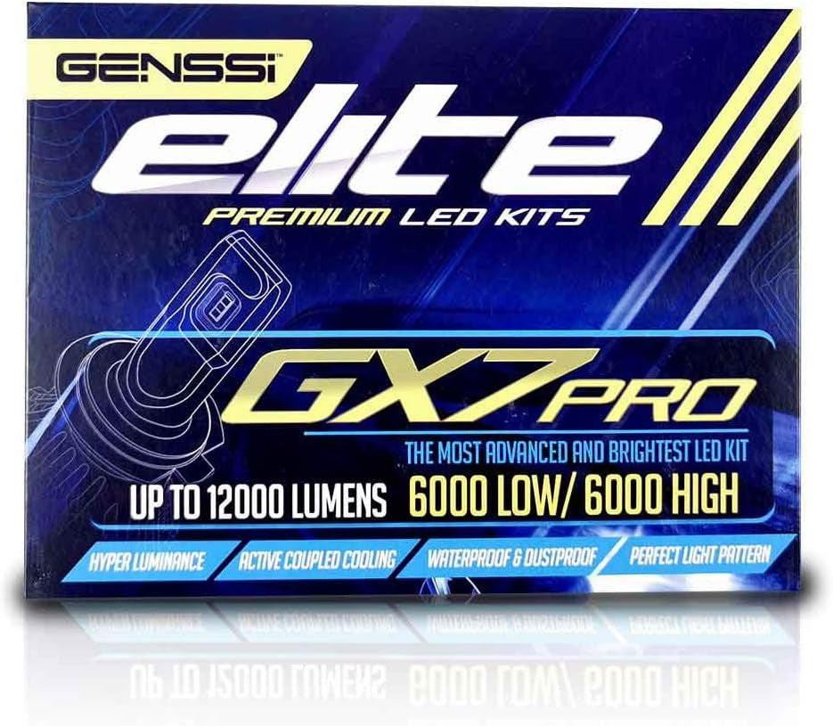 Genssi LED Conversion Bulbs Lamp Kit Compatible with Polaris Ranger RZR 500 550 570 700 800 Headlamps Lighting