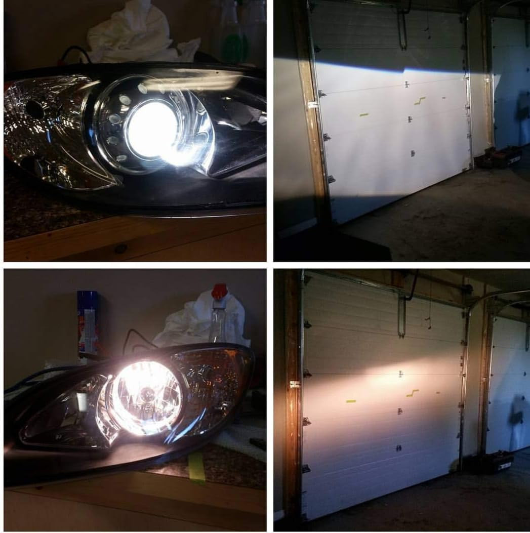 LED Headlight Conversion Kit Compatible with Can-Am Spyder RT RT-S RT Limited Low High Beam Lighting