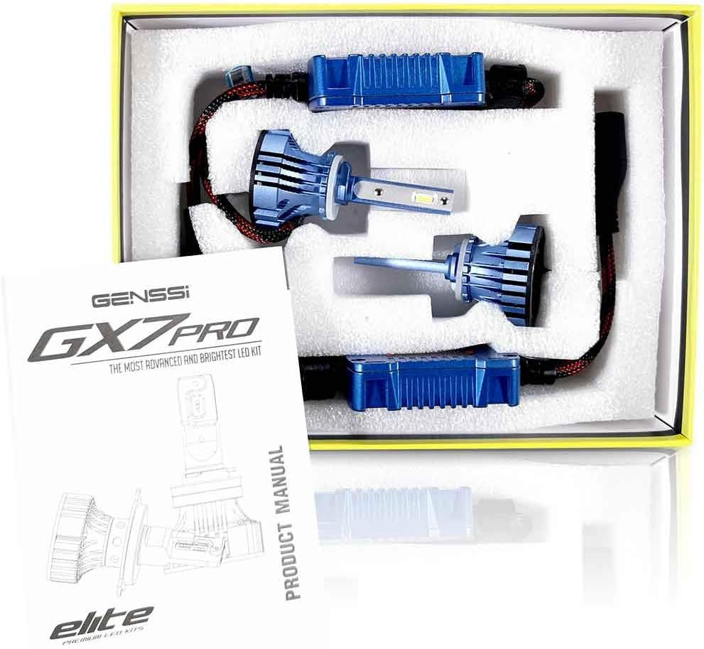 Genssi LED Conversion Bulbs Lamp Kit Compatible with Polaris Ranger RZR 500 550 570 700 800 Headlamps Lighting