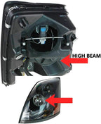 LED Conversion Kit Bulbs High Beam Compatible with Volvo VN VNL Semi Trucks 2004 - 2017 High Beam Only - GENSSI Lighting