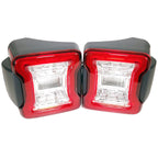 JL Style LED Tail Lights for Jeep Wrangler JK JKU 2007 - 2018 - GENSSI Lighting