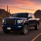 2016-2018 GMC Sierra 1500 with full LED headlights installed