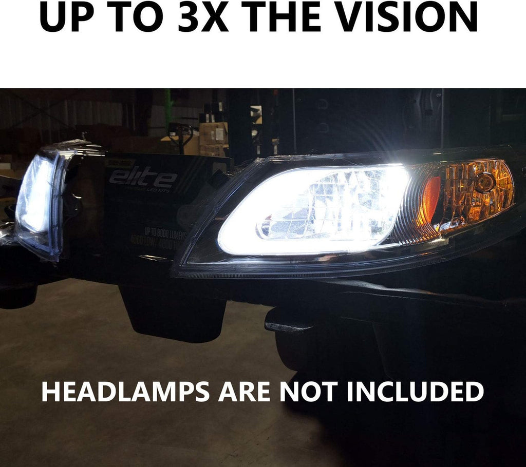 Genssi LED Headlamp Headlights Conversion Kit Compatible with International Harvester Durastar 4100 4200 4300 4400 8500 8600 Lighting