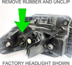 LED Headlight Bulb Upgrade Lighting Kit Elite Compatible with Toyota Tundra 2014 - 2019 - GENSSI Lighting