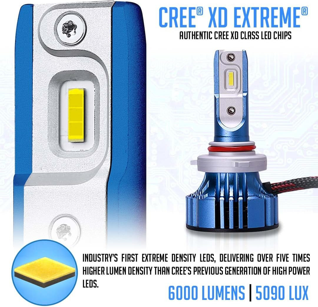 Genssi Low Beam LED Bulb Headlight Headlamp Kit Compatible with Freightliner Cascadia 2008-2017 Lighting