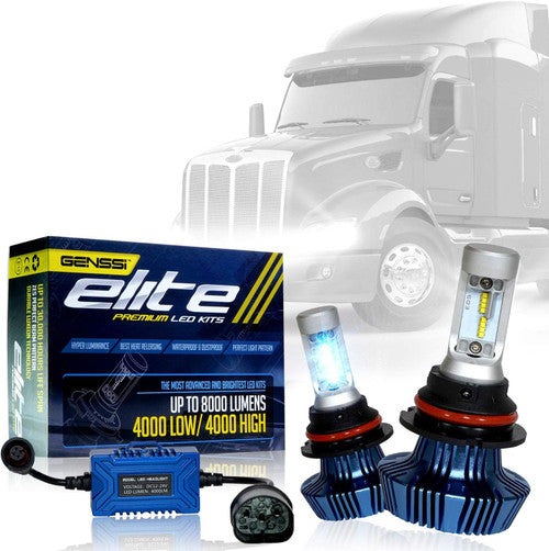 LED Conversion Kit Bulbs Compatible with Peterbilt 2000-2016 Truck Headlight Lamp High Low Default Title Lighting
