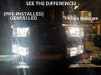 LED Headlamp Headlights Conversion Kit Compatible with Ford F150 2015 - 2017 Low Beam - GENSSI Lighting