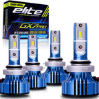 LED Headlight Kit Low Beam and High Beam Light Set Compatible with Toyota Rav4 2013 - 2015 - GENSSI Lighting