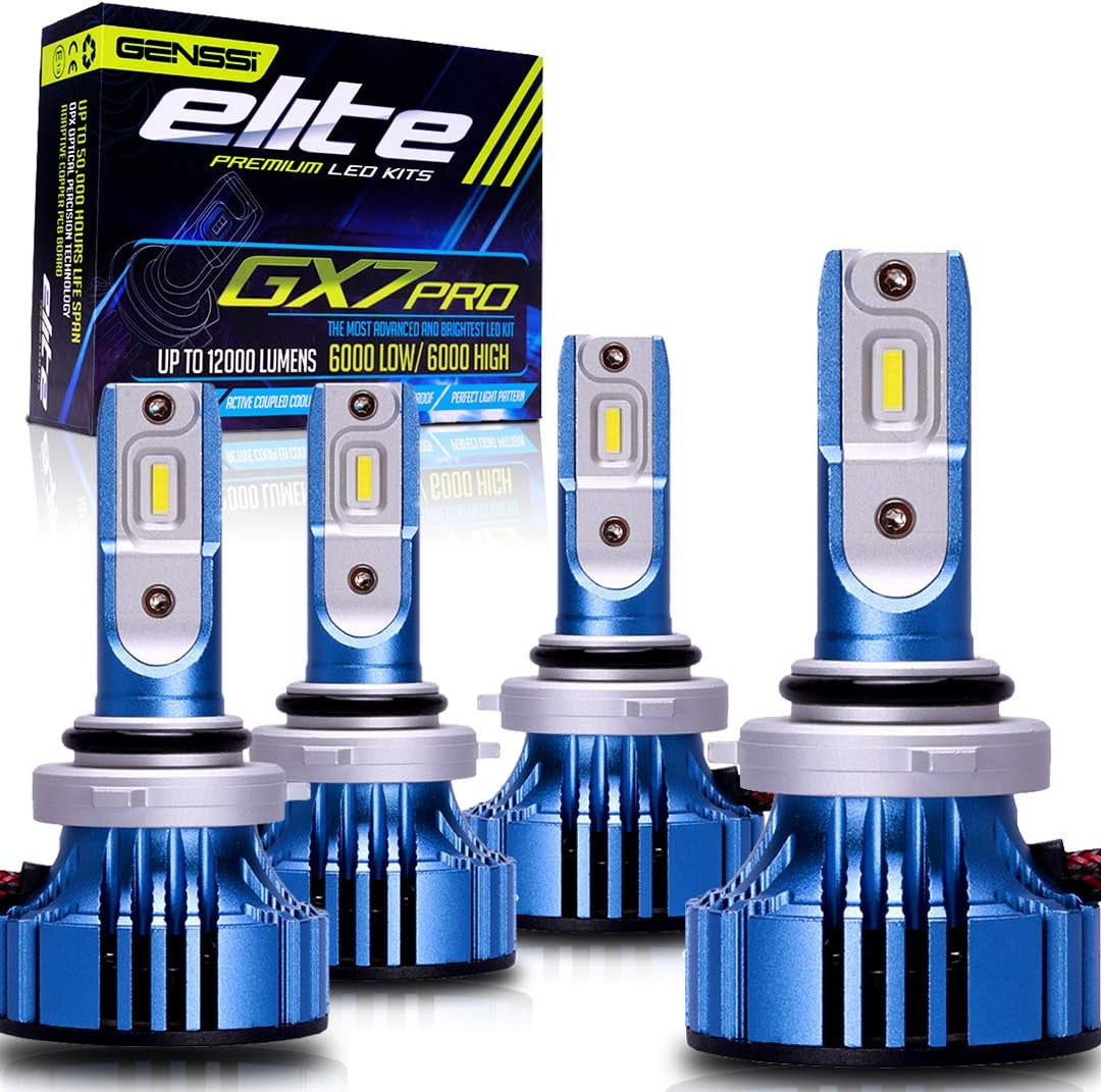 LED Headlight Kit Low Beam and High Beam Light Set Compatible with Toyota Rav4 2013-2015 Lighting