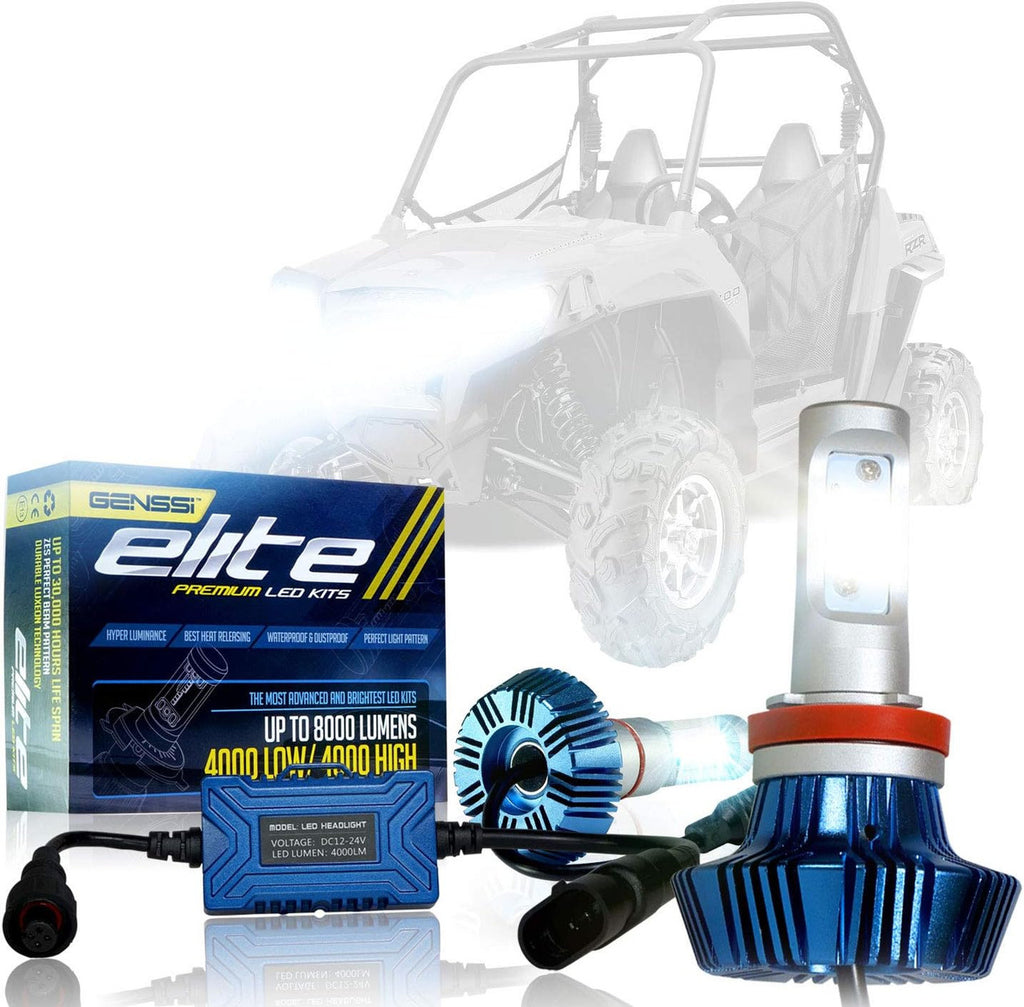 LED Conversion Bulbs Lamp Kit Compatible with Polaris Ranger RZR 570S 800S 900S 1000 XP Lighting
