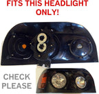 LED Conversion Headlight Low High Bulb Kit Package Compatible with Freightliner Century Class Semi Trucks - GENSSI Lighting