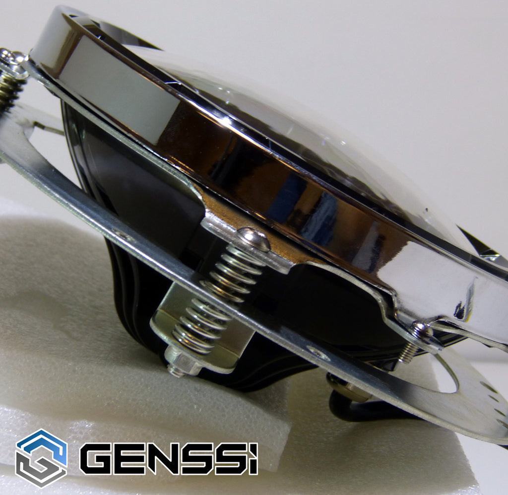 7 Inch Honeycomb Array Black LED Motorcycle Headlight Lighting