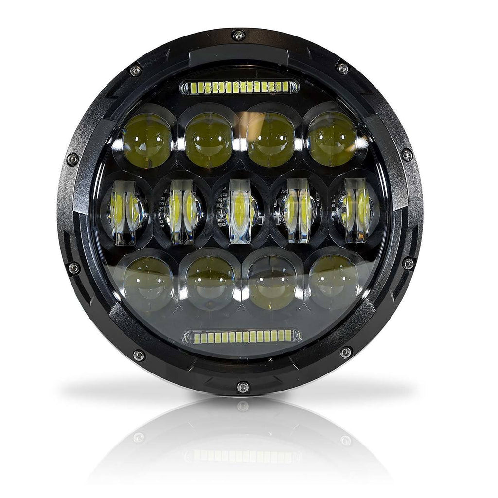 XPE Honeycomb Array Black LED Headlights for Wrangler 1996-2018 Lighting