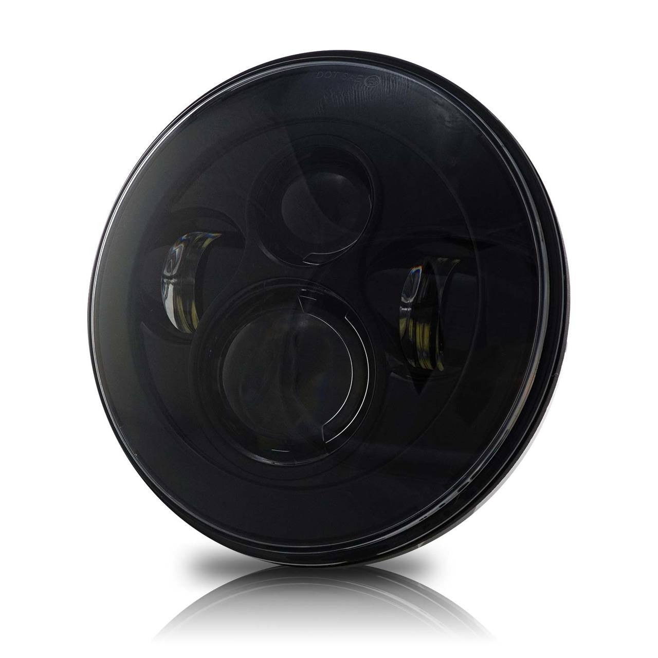 7 Inch Projector Black LED Motorcycle Headlight Lighting