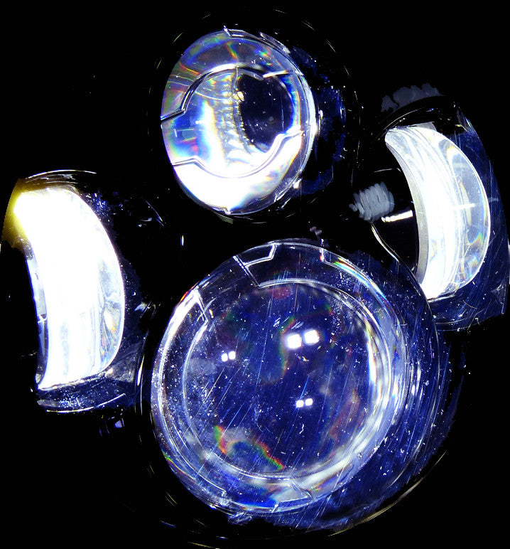 7 Inch Projector Black LED Motorcycle Headlight Lighting