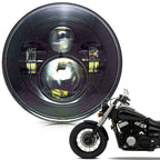 7 Inch Projector Black LED Motorcycle Headlight - GENSSI Lighting