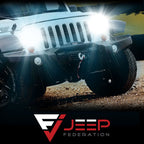 Chrome Projector LED Headlights for Wrangler 1996 - 2018 - GENSSI Lighting