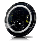HALO RGB Color Projector LED Headlights for Wrangler 1996 - 2018 - GENSSI Lighting