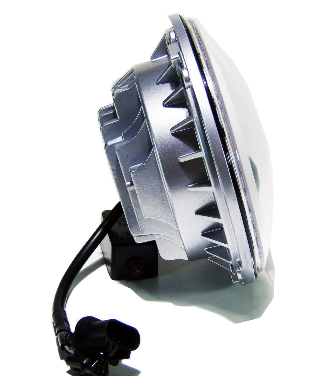 HALO Projector Chrome LED Headlights for Wrangler 1996-2018 Lighting