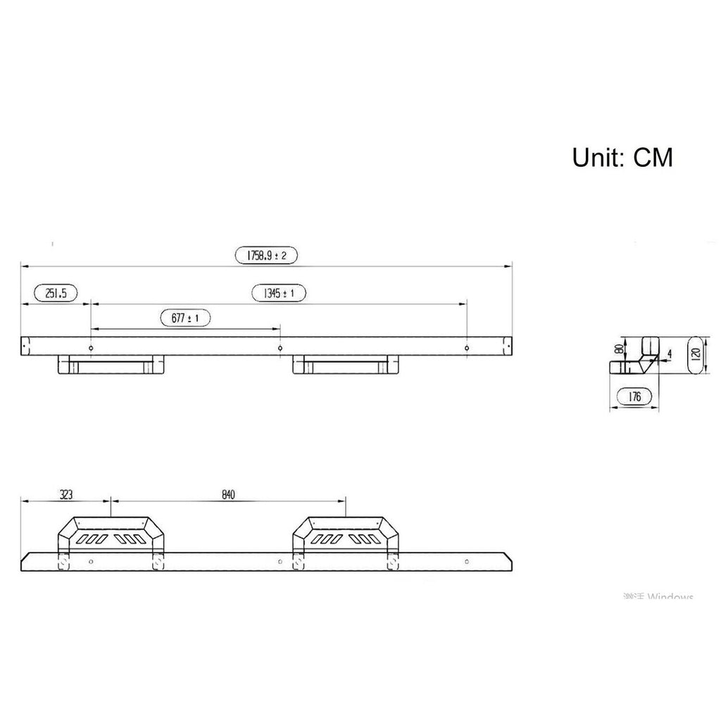 7" Running Boards Side Steps for 2018-2023 Jeep Wrangler JL 4-Door Exterior Part